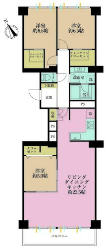 上野毛ハイム３号棟の物件画像