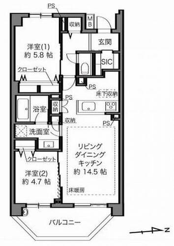 藤和学芸大学ホームズIIの物件画像