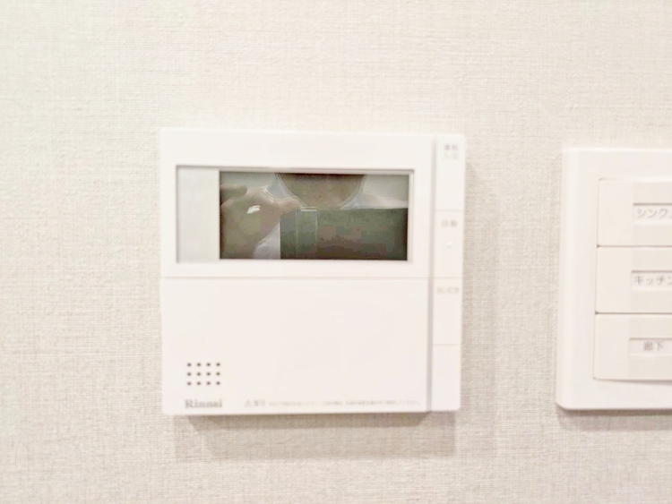 設備 見やすい画面で操作しやすい給湯パネルです。