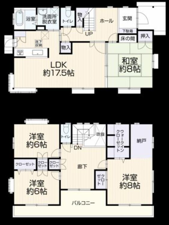間取り 南向きで日当たり良好！心地よい空間が心を満たす、内装リフォーム物件の優雅なくつろぎ