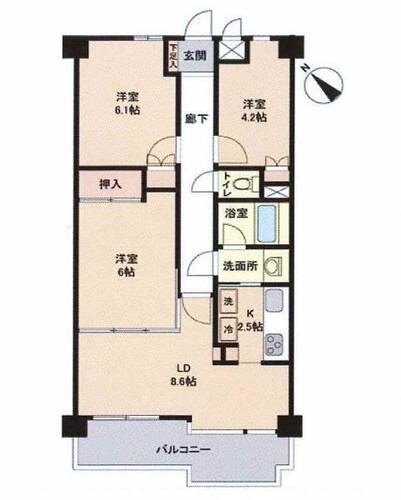 【安心を買うなら、朝日土地建物へ】コスモ白根公園の物件画像