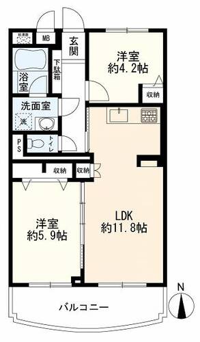 グリーンハイツ小田中の物件画像