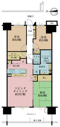 ザクスの物件画像