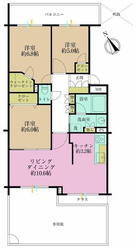 ヒルズ等々力緑地ウエストの物件画像
