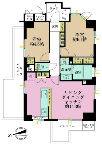 フェアロージュ中野北江古田公園の物件画像