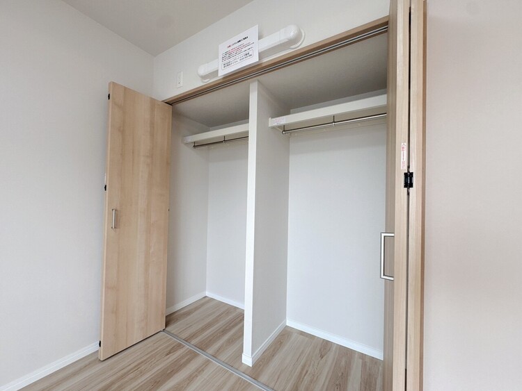 収納 居室にはクローゼットがあり、荷物もスッキリ収納して快適にお過ごしいただけます。