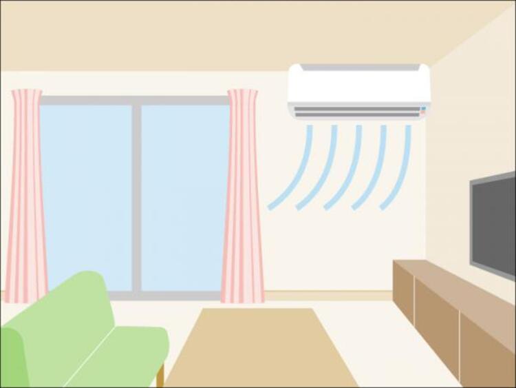 設備 エアコン付き　エアコンを標準装備としました。購入や設置の手間を省き、新生活をスタートも快適です。※設置個所等詳しくは担当へお問合せください。