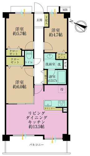 グリーンコーポ川崎ニューシティスクウェアの物件画像