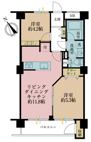 富士見台マンションの物件画像