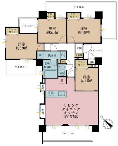 グランイーグル多摩川緑地Vの画像