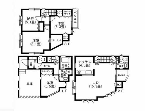中古戸建　二俣川の物件画像