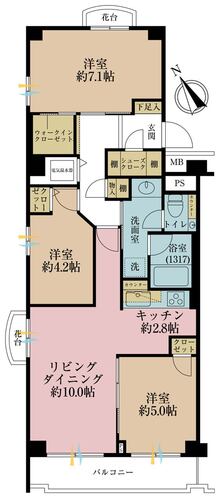 駒沢ガーデンハイツＡ棟の画像