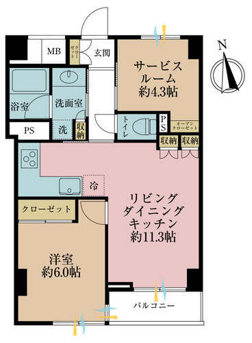 モンテベルデ千駄木の物件画像