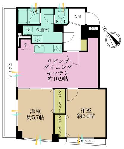 サンハイム駒込の物件画像