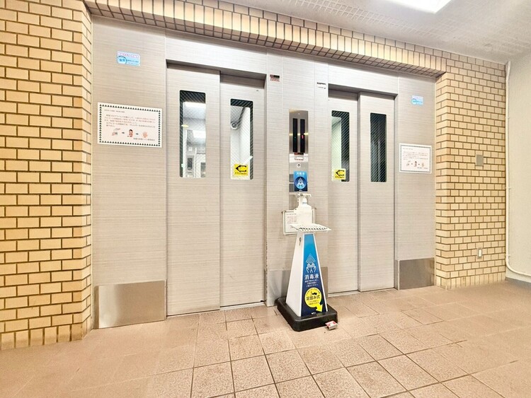 その他 エレベーター完備のため荷物が多くなっても安心。