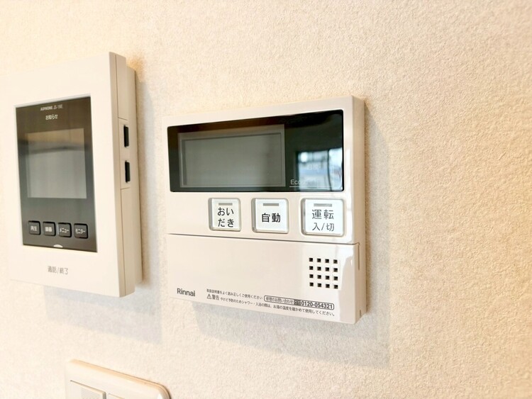 設備 見やすい画面で操作しやすい給湯パネルです。