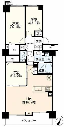 グランガーデン東戸塚の物件画像