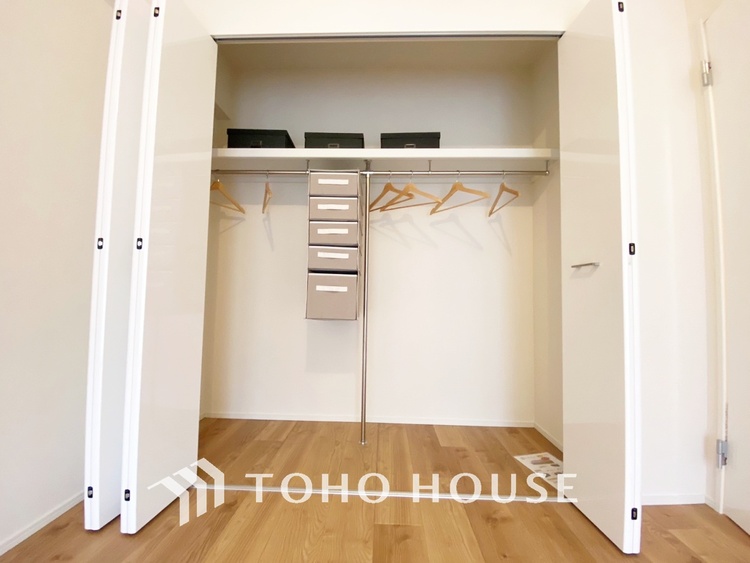 収納 【closet】奥行きのあるクローゼットを採用。＊上記画像について、上記画像はイメージ画像です