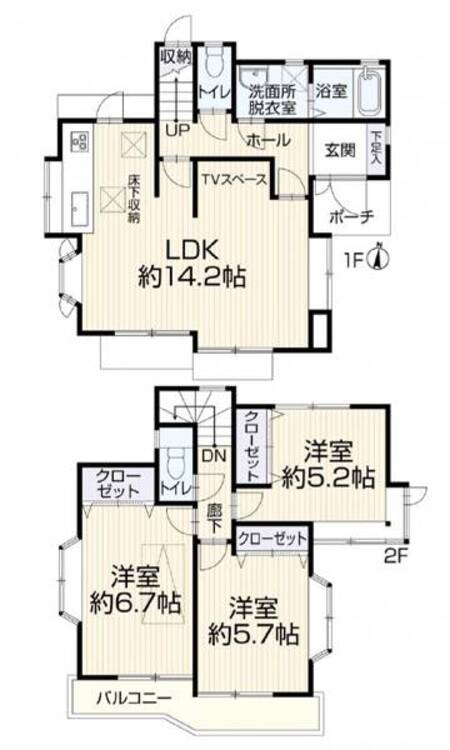 間取り 心地よさ溢れる南庭住宅、心を満たす暮らし。