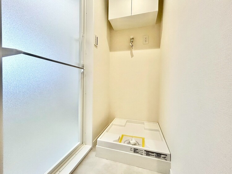 その他 十分な広さの脱衣所。