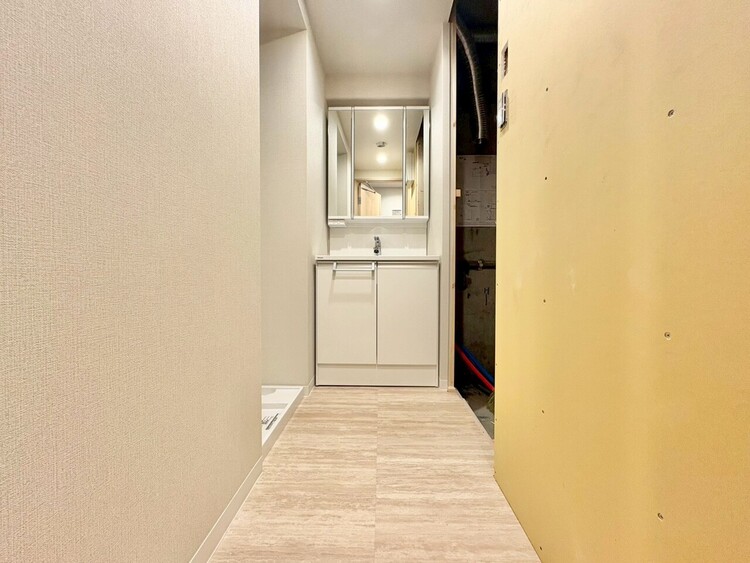 その他 十分な広さの脱衣所。