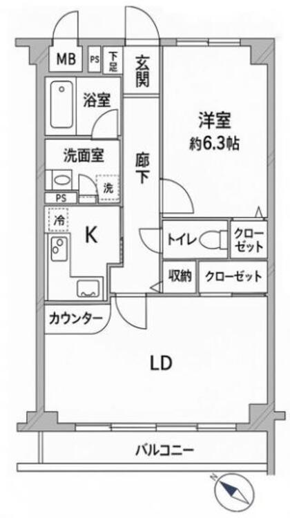 間取り リフォーム履歴有、室内大変綺麗です。