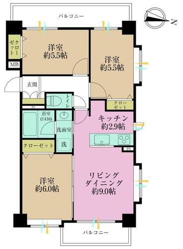 ダイアパレス大森南の物件画像