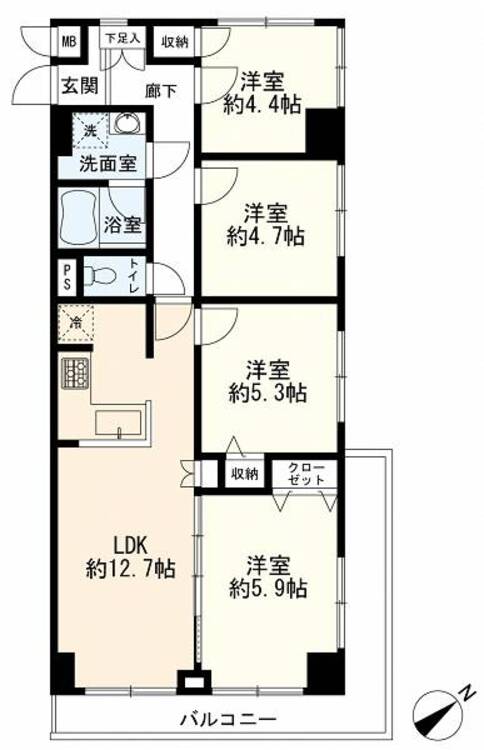 間取り 4LDK