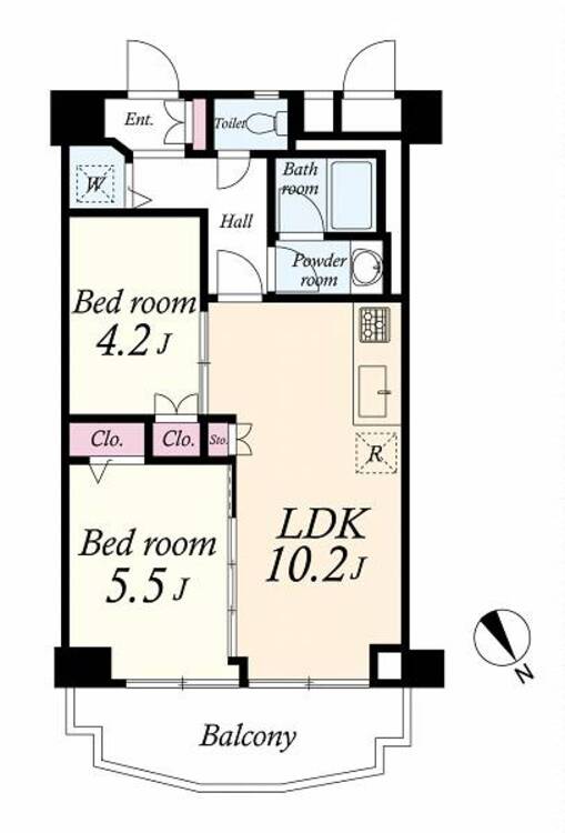 間取り 間取図　2LDK