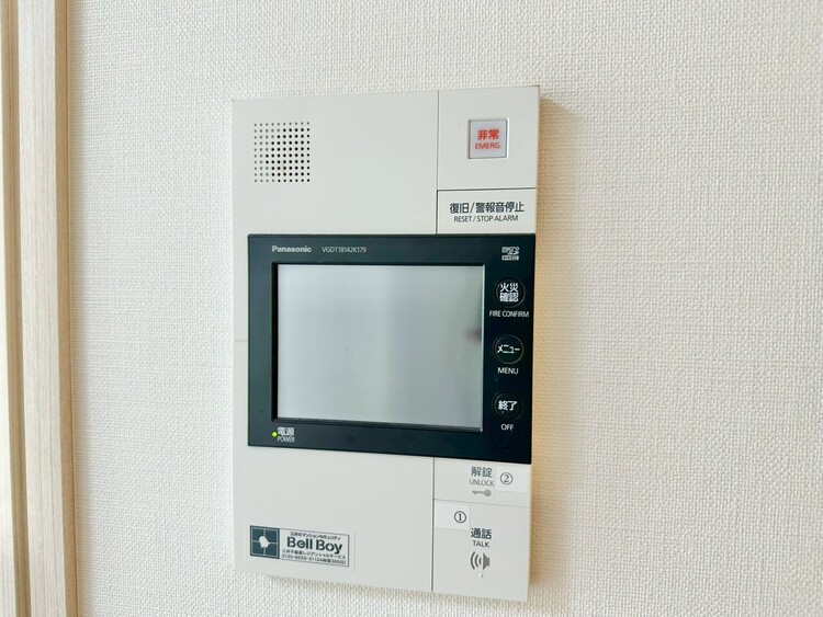 その他 誰が来てもわかる様にモニター付きインターホンを設置。
