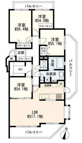 パークハイム三ッ沢の物件画像