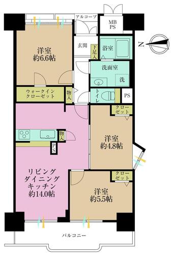 八潮ハイツの物件画像
