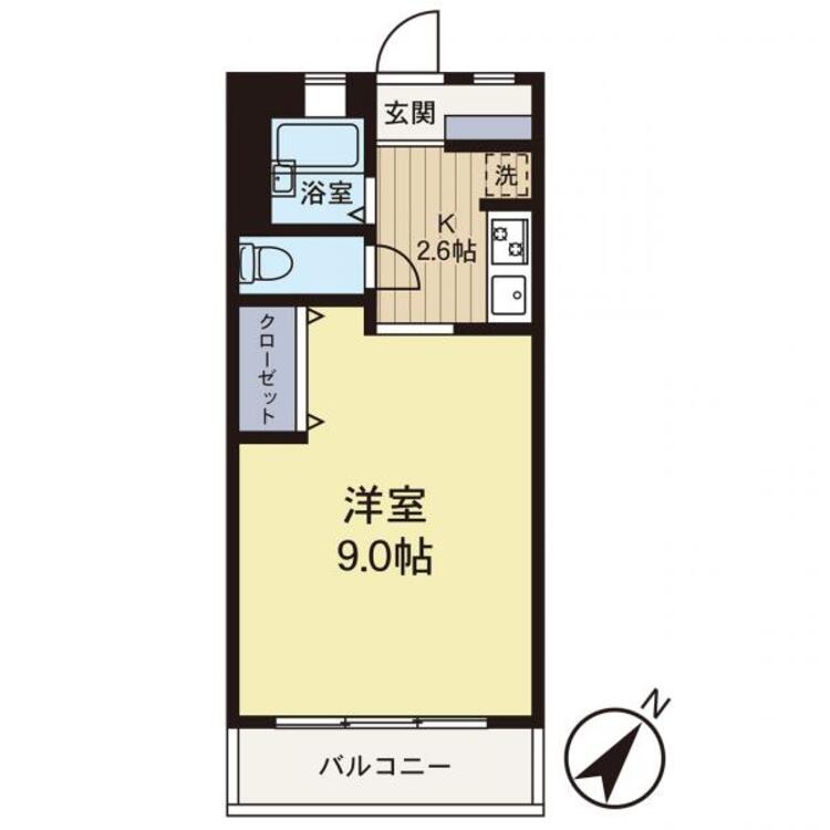 間取り 【間取り】駅4分の立地です。ちょっとしたスペースにご自身の生活を過ごしてみませんか。