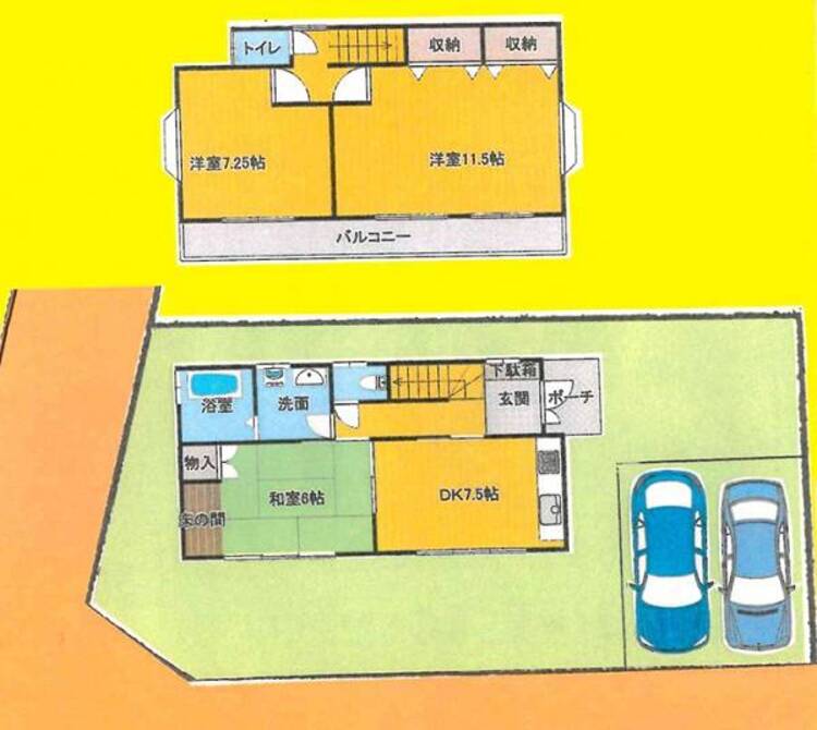 間取り 充実のプライベートスペース、全居室6帖以上の住まい。