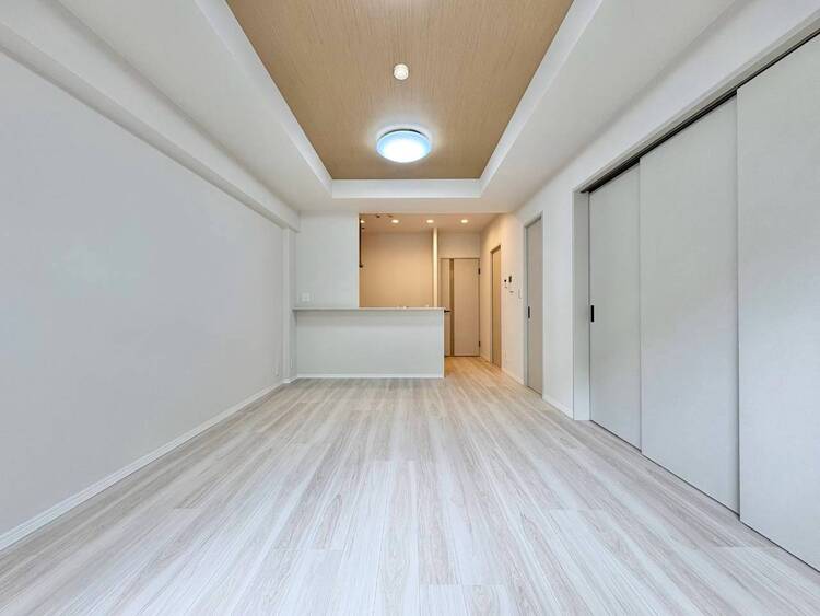居間 豊かな居住性と、安心感を満たすクオリティが見事に調和した住空間。
