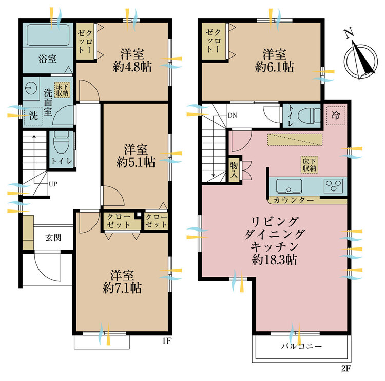 その他 4LDK、土地面積124.05m2、建物面積93.98m