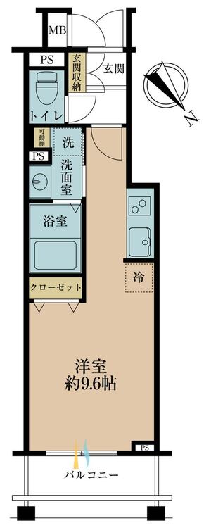 その他 専有面積25.7m2、バルコニー面積4.2m2