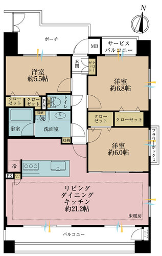 アール・ケープラザ三ツ沢IIの画像