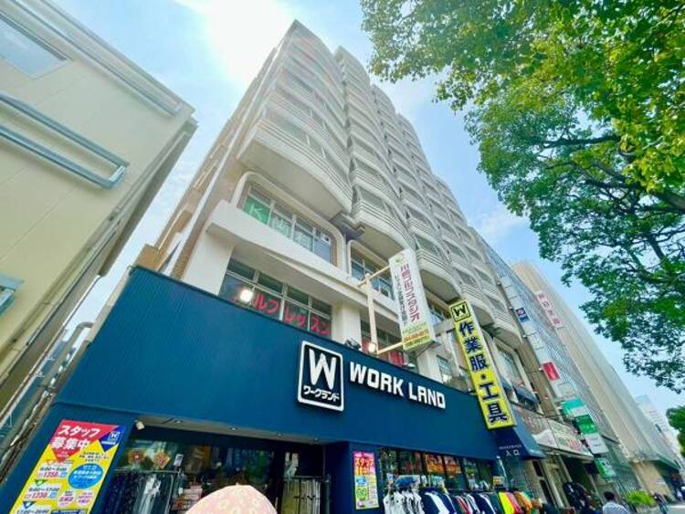 外観 13階部分ならではの眺望が魅力です
