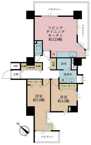 ラポール本蓮沼駅前の物件画像