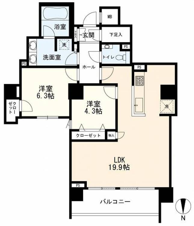 間取り ２ＬＤＫ