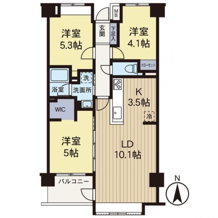 間取り 【間取り】リフォームの完了したお部屋です。中をご覧板いただけますのでお気軽にお問い合わせください！