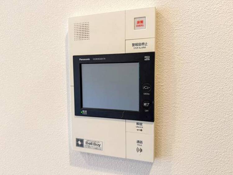 その他 【防犯設備】TVモニター付きインターホンは訪問者のお顔を確認出来安心な機能です！