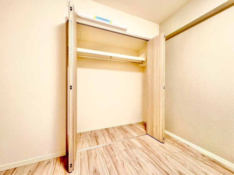 収納 居室にはクローゼットがあり、荷物もスッキリ収納して快適にお過ごしいただけます。