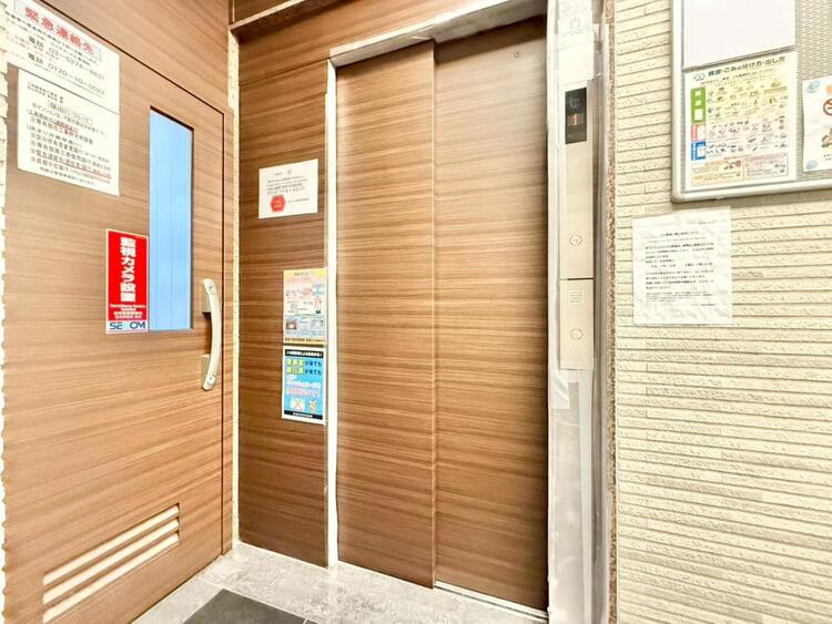 その他 エレベーター完備のため荷物が多くなっても安心。