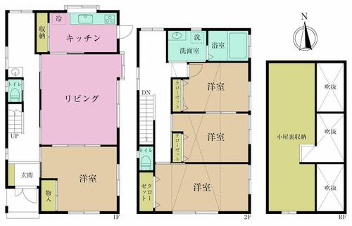 横浜市鶴見区梶山２丁目戸建ての物件画像