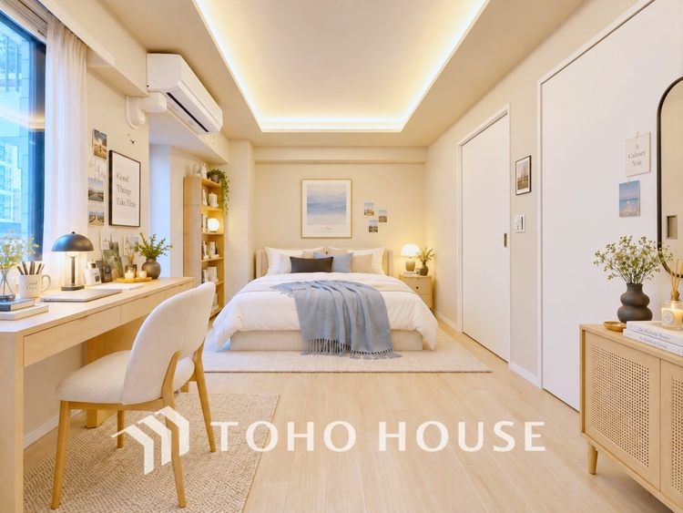 内装 【PRIVATE ROOM】※この画像の家具の配置には、生成AIによる加工を施しております。なお、家具や調度品は、販売価格に含まれません。