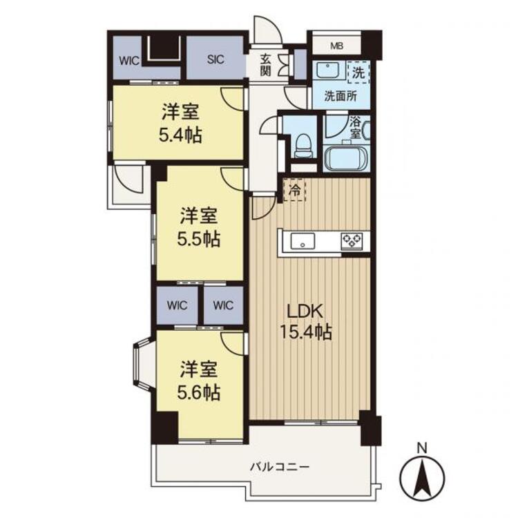 間取り 【間取り】リフォーム完了したお部屋ですので中をご覧いただけます！