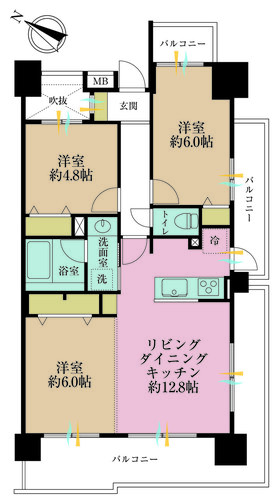 クレッセント多摩川緑地の物件画像