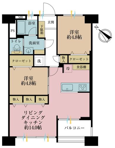 大森駅前住宅２号棟の物件画像